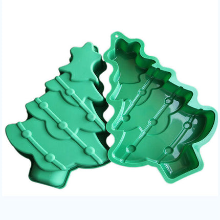 Cake Baking Mould Christmas Silicone Molds Xmas Tree-Tree Splendid&Co.