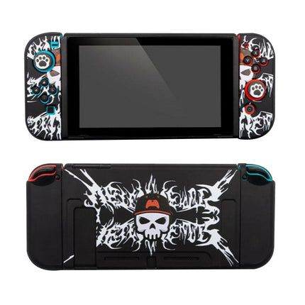 Cartoon Nintendo Switch Console Soft Protective Case Cover Black Skull Splendid&Co.