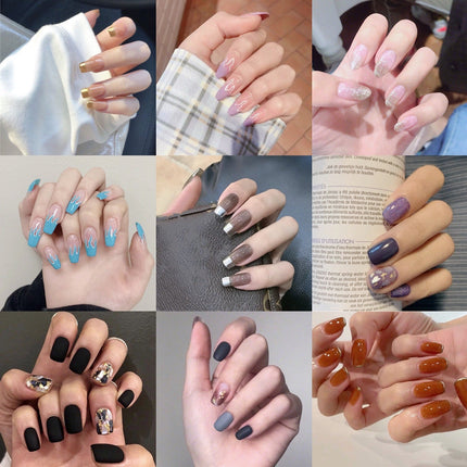 Cartoon Press On Acrylic Artificial Nails Self Adhesive Fake Nail Splendid&Co.