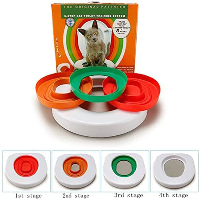 Cat Toilet Use Training System 3 Step Pet With Train DVD Splendid&Co.