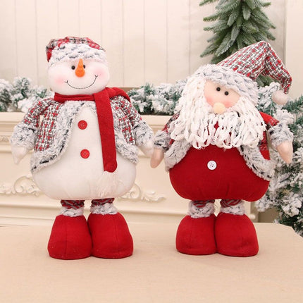 Christmas Doll Lint  Stand Gift Decorations Toys Xmas Snowman Splendid&Co.