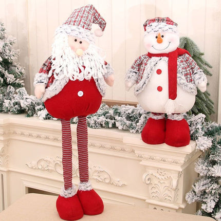 Christmas Doll Lint  Stand Gift Decorations Toys Xmas Snowman Splendid&Co.