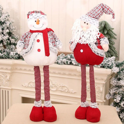 Christmas Doll Lint  Stand Gift Decorations Toys Xmas Snowman Splendid&Co.