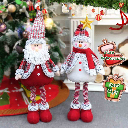 Christmas Doll Lint  Stand Gift Decorations Toys Xmas Snowman Splendid&Co.