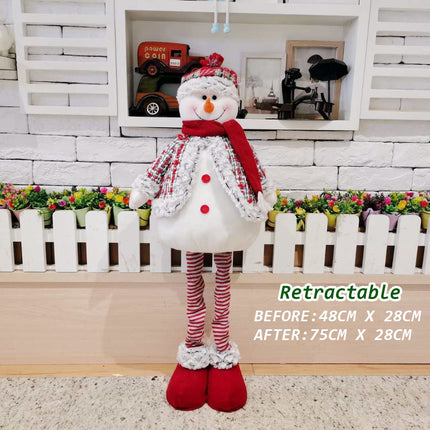 Christmas Doll Lint  Stand Gift Decorations Toys Xmas Snowman Splendid&Co.
