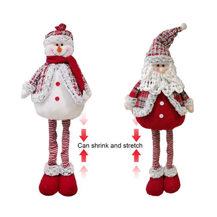 Christmas Doll Lint  Stand Gift Decorations Toys Xmas Snowman Splendid&Co.