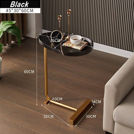 Coffee Table Couch Tray Shaped Stand Sofa Side End Black Splendid&Co.