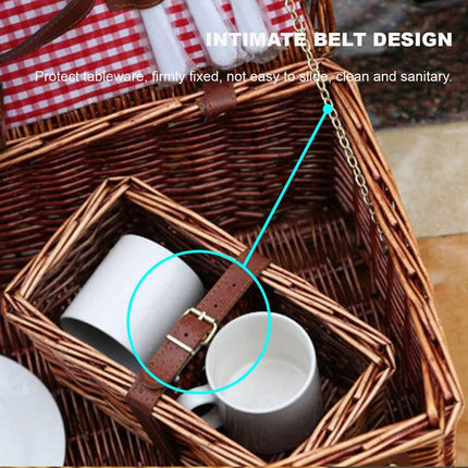 Deluxe Picnic Basket Set For 2 People Splendid&Co.