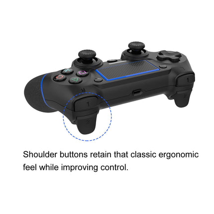 Dual Vibration Shock Controller For Sony PlayStation 4 Black & Blue Splendid&Co.