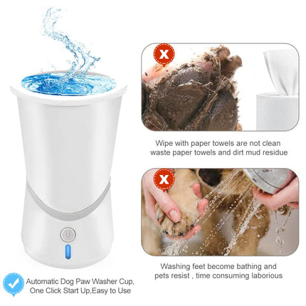 Electronic Dog Cat Pet Paw Brush Cleaner Washer Cup Splendid&Co.