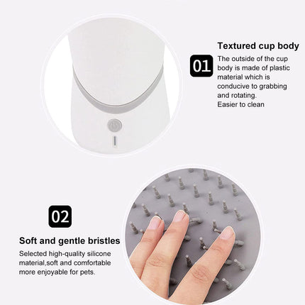 Electronic Dog Cat Pet Paw Brush Cleaner Washer Cup Splendid&Co.