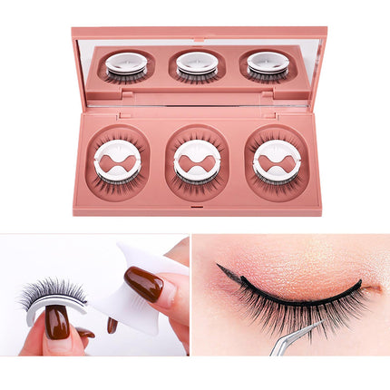 Eyelashes 3 Pairs Natural Long Thick Makeup Cross False Eye Lashes-W08 Splendid&Co.
