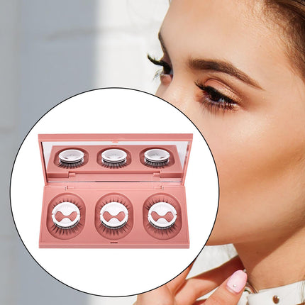Eyelashes 3 Pairs Natural Long Thick Makeup Cross False Eye Lashes-W08 Splendid&Co.