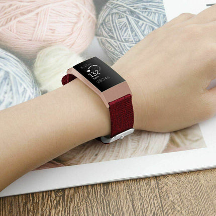 Fitbit Charge 3 4 Canvas Replacement Band Splendid&Co.