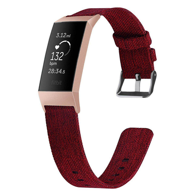 Fitbit Charge 3 4 Canvas Replacement Band Splendid&Co.