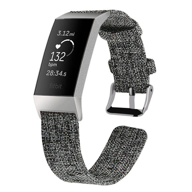 Fitbit Charge 3 4 Canvas Replacement Band Splendid&Co.