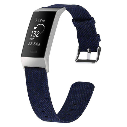 Fitbit Charge 3 4 Canvas Replacement Band Splendid&Co.