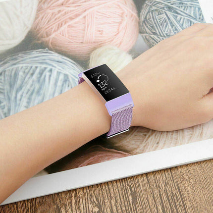 Fitbit Charge 3 4 Canvas Replacement Band Splendid&Co.