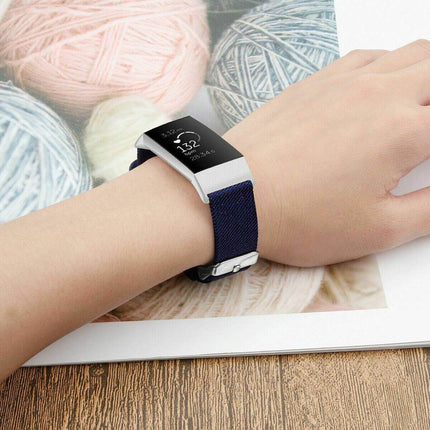 Fitbit Charge 3 4 Canvas Replacement Band Splendid&Co.
