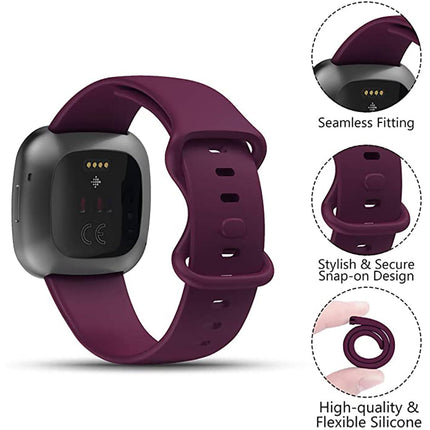 Fitbit Sense Sense 2 Smartwatch Soft Silicone Replacement Band Splendid&Co.