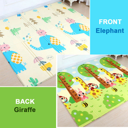 Foldable Waterproof Baby Kids Play Mat Pad- Giraffe+Elephant Splendid&Co.