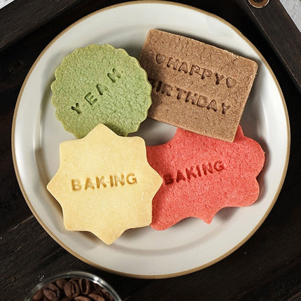 Fondant Cake Alphabet Letter Number Biscuit Cookie Stamp Splendid&Co.