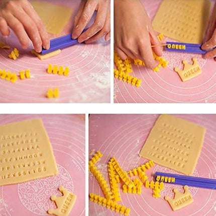 Fondant Cake Alphabet Letter Number Biscuit Cookie Stamp Splendid&Co.