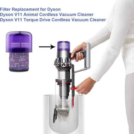 For Dyson V11 V15 SV14 Vacuum Cleaner Post Replacement Filter -2Pack Splendid&Co.
