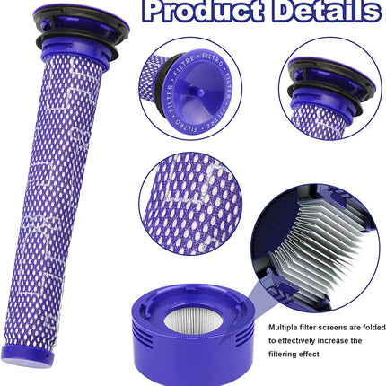 For Dyson V8 V7 Vacuum Cleaner Pre Post Filter Replacement Splendid&Co.