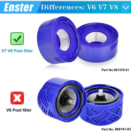 For Dyson V8 V7 Vacuum Cleaner Pre Post Filter Replacement Splendid&Co.