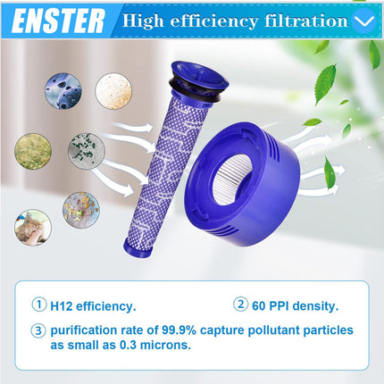 For Dyson V8 V7 Vacuum Cleaner Pre Post Filter Replacement Splendid&Co.