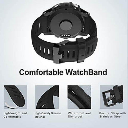 Garmin Fenix 5/6/5X/6X Smartwatch Band Sky Blue Splendid&Co.