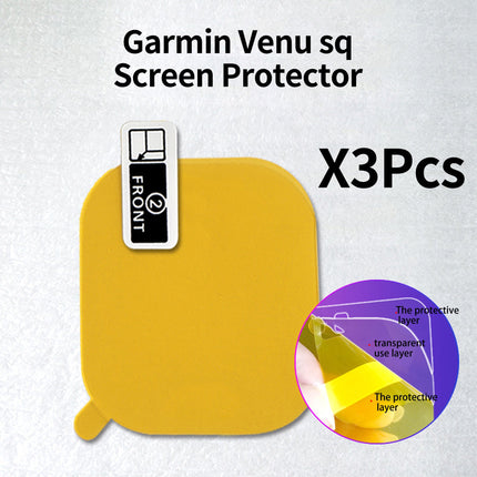Garmin Venu SQ Smart Watch Hydrogel Screen Protector Splendid&Co.