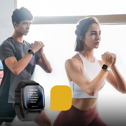 Garmin Venu SQ Smart Watch Hydrogel Screen Protector Splendid&Co.