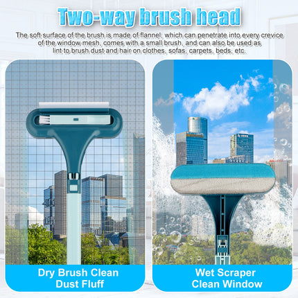 Glass Window Wiper Cleaner Squeegee Mesh Screen Mirror Home Car Brush Splendid&Co.