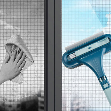 Glass Window Wiper Cleaner Squeegee Mesh Screen Mirror Home Car Brush Splendid&Co.
