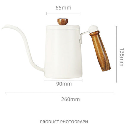 Gooseneck Pour Over Coffee Pot Kettle Stainless Steel Tea-Black Splendid&Co.