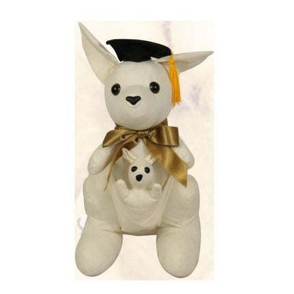 Graduation 26cm Message Kangaroo & Signature Pen Toy Gift Present Free Marker Splendid&Co.