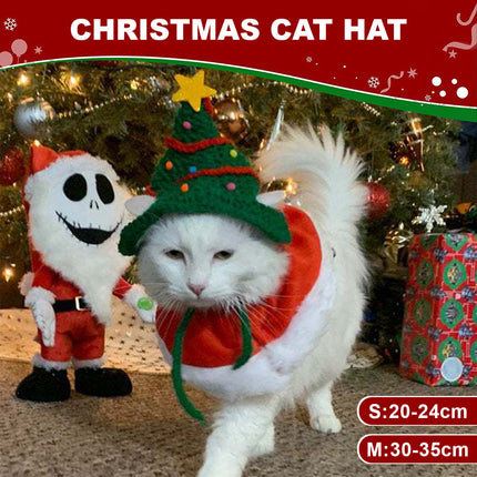 Handmade Christmas Pet Cat Dog Clothes Hat Costume Decoration Xmas Splendid&Co.