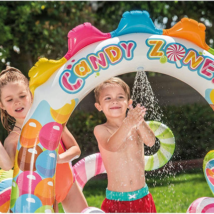 Intex Candy Zone Play Centre Kids Inflatable Fun Outdoor Paddling Swimming Pool Splendid&Co.