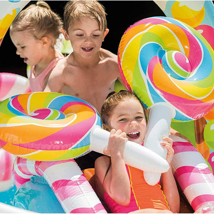 Intex Candy Zone Play Centre Kids Inflatable Fun Outdoor Paddling Swimming Pool Splendid&Co.