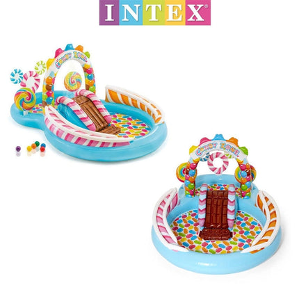 Intex Candy Zone Play Centre Kids Inflatable Fun Outdoor Paddling Swimming Pool Splendid&Co.