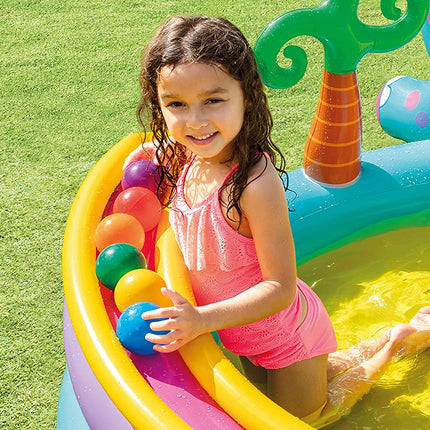 Intex Dinoland Play Centre Kids Inflatable Swimming Fun Outdoor Paddling Pool Au Splendid&Co.