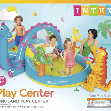 Intex Dinoland Play Centre Kids Inflatable Swimming Fun Outdoor Paddling Pool Au Splendid&Co.