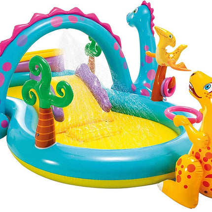 Intex Dinoland Play Centre Kids Inflatable Swimming Fun Outdoor Paddling Pool Au Splendid&Co.