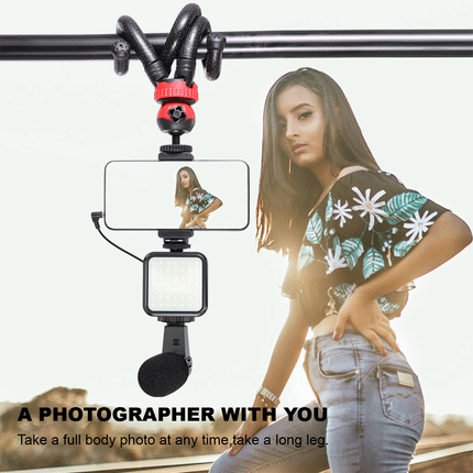 Jumpflash 04LM Mobile Phone Vlogging Selfie Stand Kit With Gorilla Tripod Splendid&Co.