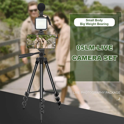 Jumpflash 05LM Vlogging Video Recording 50" Tripod Kit With Wireless Remote Control Splendid&Co.