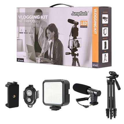 Jumpflash 05LM Vlogging Video Recording 50" Tripod Kit With Wireless Remote Control Splendid&Co.