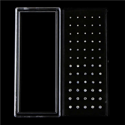 L Shape Nose Stud With 1.8mm Diameter Crystal Splendid&Co.