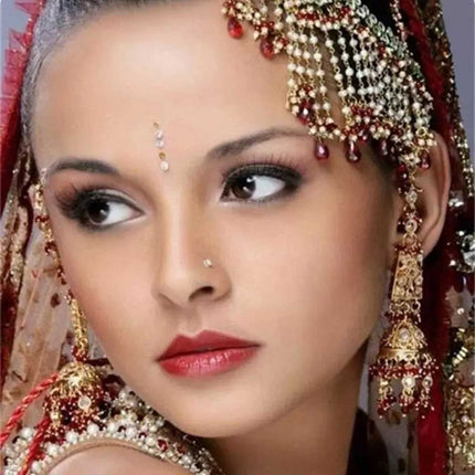 L Shape Nose Stud With 1.8mm Diameter Crystal Splendid&Co.